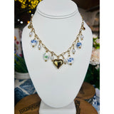 Blue Chino Charm Necklace
