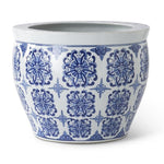 Blue & White Chinoiserie Pot 11.75"