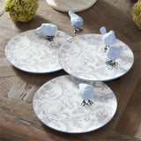 Blue & White Dolomite Easter Bunny Plate