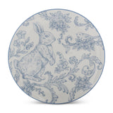 Blue & White Dolomite Easter Bunny Plate