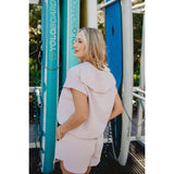 Blush Scuba Shorts Set