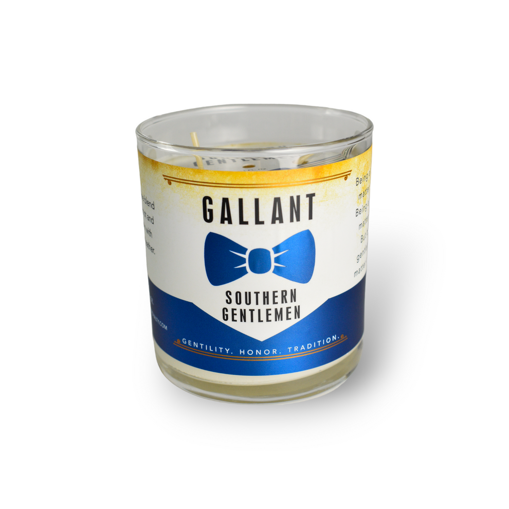 Bourbon Royalty Gallant Glass Candle - 11oz