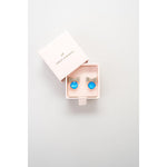 Bow Tie Crystal Post Earrings