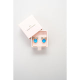 Bow Tie Crystal Post Earrings