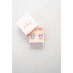 Bow Tie Crystal Post Earrings
