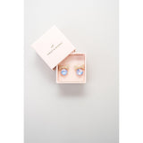 Bow Tie Crystal Post Earrings
