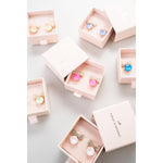 Bow Tie Crystal Post Earrings