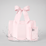 Bow Tote with Phone Pouch - Ballet Pink