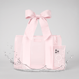Bow Tote with Phone Pouch - Ballet Pink