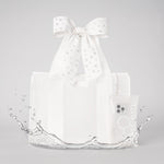 Bow Tote with Phone Pouch - Ivory Pearl