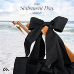 Bow Tote with Phone Pouch - Midnight Black