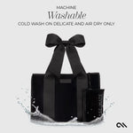 Bow Tote with Phone Pouch - Midnight Black