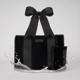 Bow Tote with Phone Pouch - Midnight Black