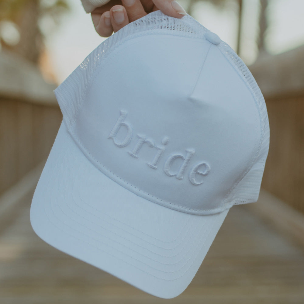 Bride Embroidered Trucker Hat