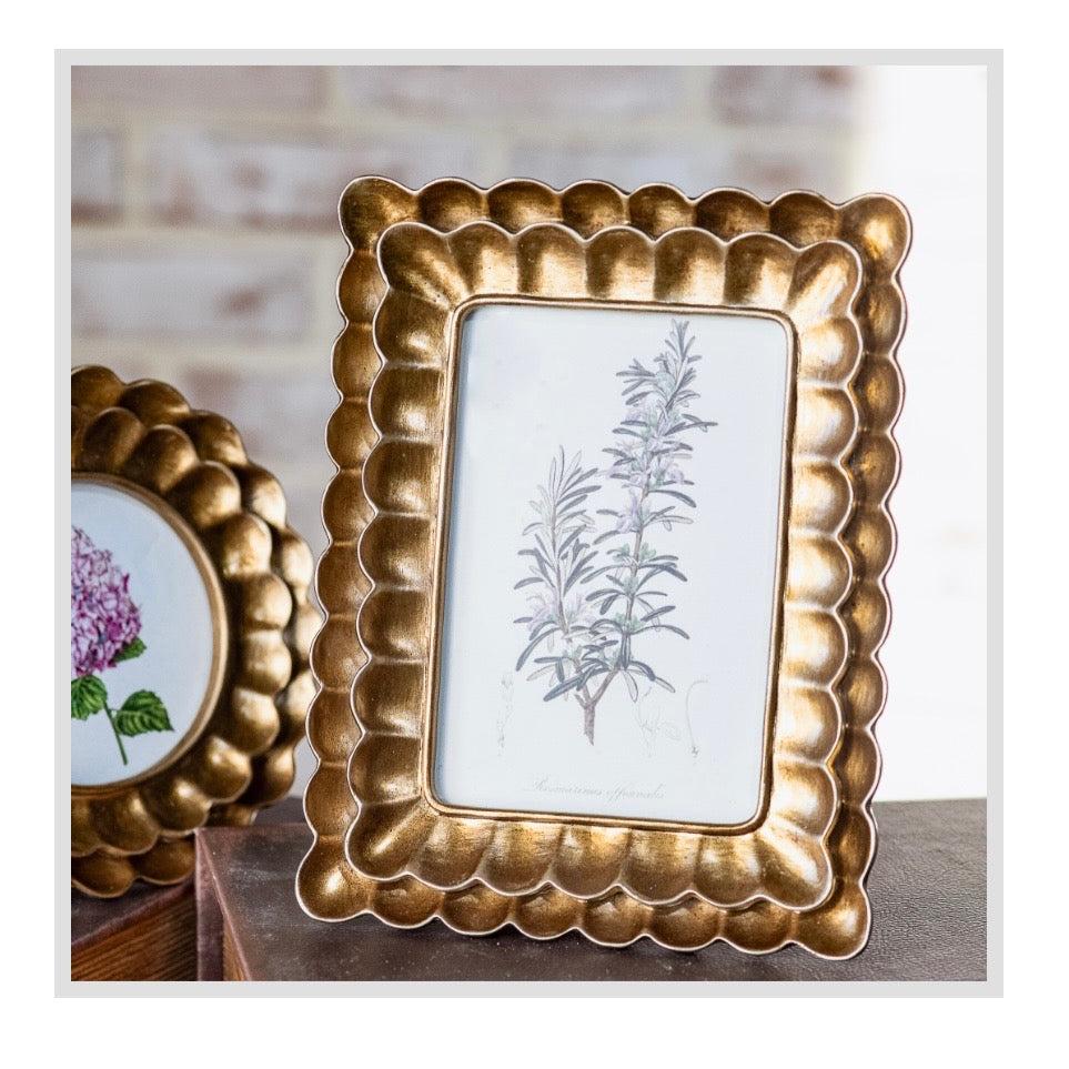 Bronze Scallop Frame - 4x6