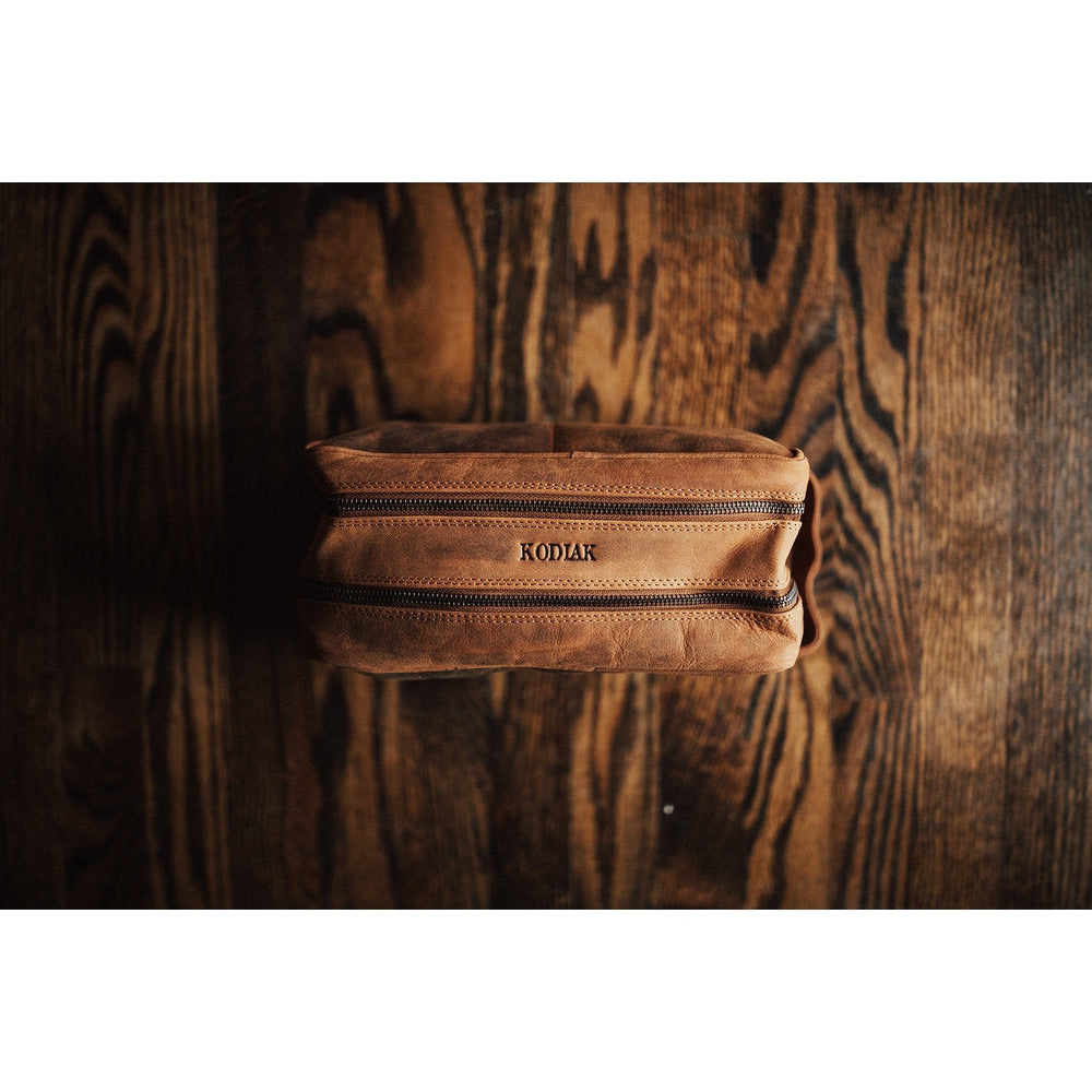 Buffalo Leather Dopp Kit