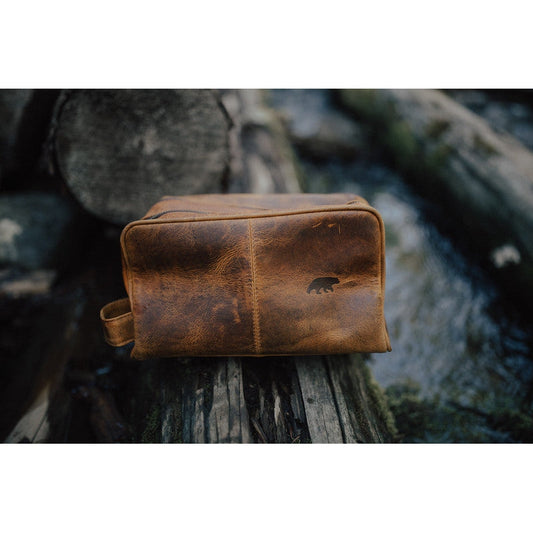 Buffalo Leather Dopp Kit