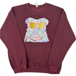 Bulldog Style Sweatshirt Heather Gray