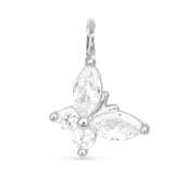 Butterfly Necklace Charm - Silver