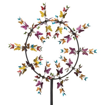 Butterfly Vortex Wind Spinner 32"