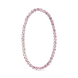 **CZ Light Pink Stretch Tennis Bracelet - 52475