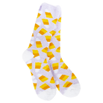 Candy Corn Cozy Crew Socks