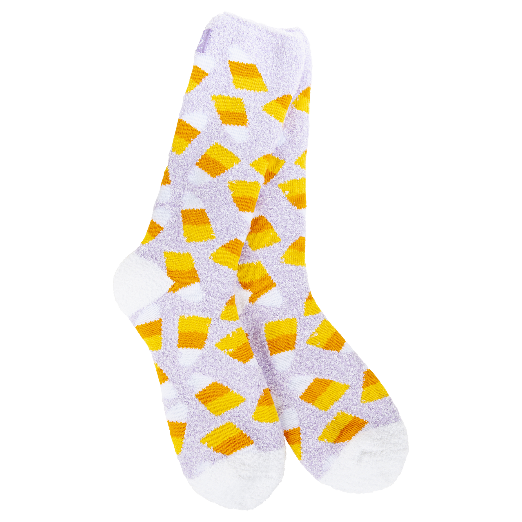 Candy Corn Cozy Crew Socks