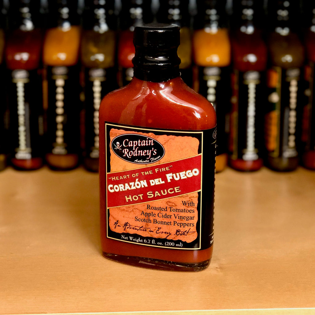 Captain Rodney's Corazon del Fuego Hot Sauce - 200mL