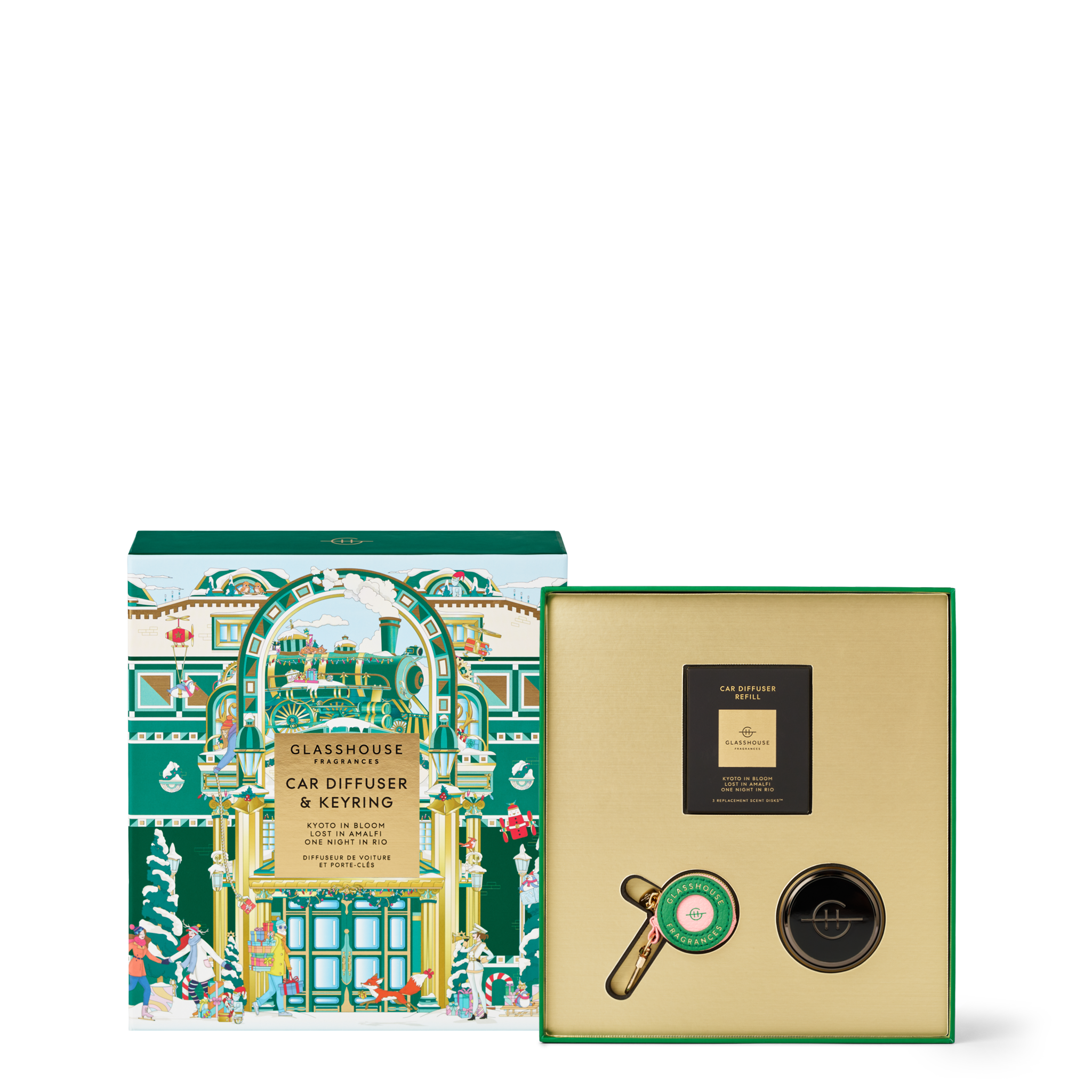 Car Diffuser & Keyring Set