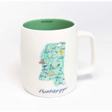 Ceramic Mississippi Map Mug