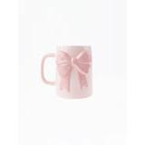 Ceramic Pink Bow Mug