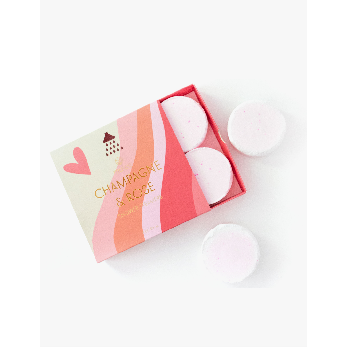 Champagne & Rose Shower Steamers