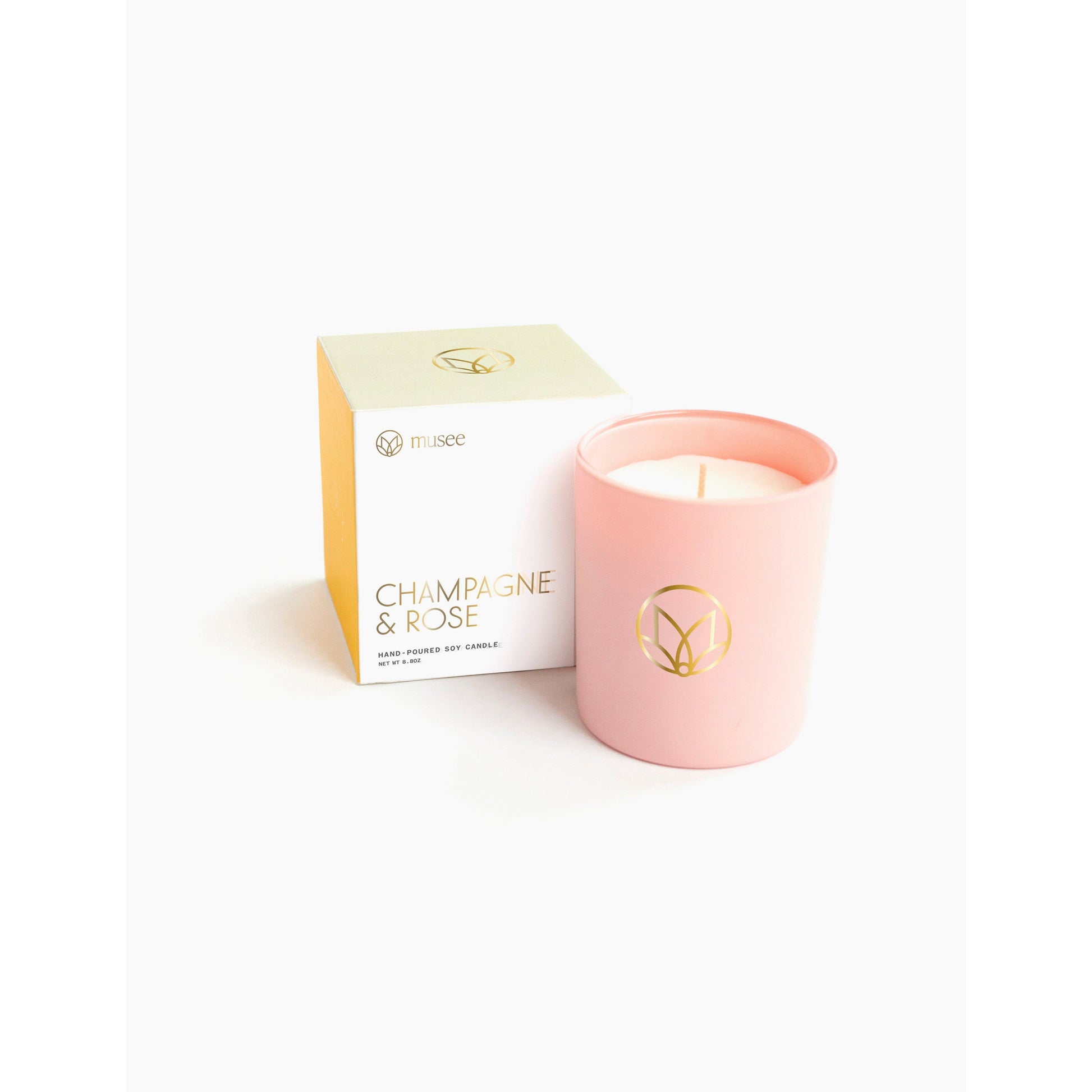 Champagne & Rose Soy Candle