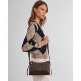Charlbury Crossbody Bag | Bitter Chocolate Suedette