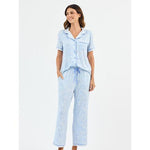 Charlotte Pants Set | Meadow Line Blue Stripe