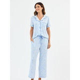 Charlotte Pants Set | Meadow Line Blue Stripe