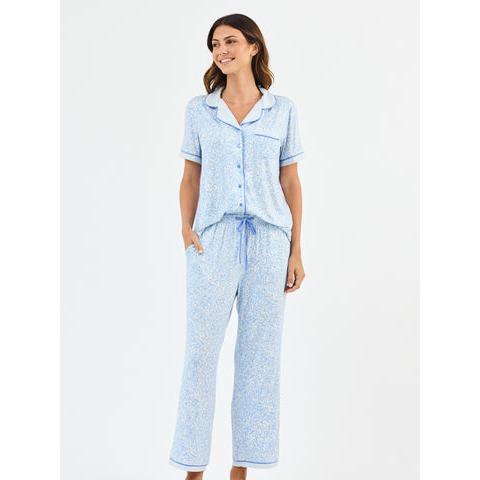 Charlotte Pants Set | Meadow Line Blue Stripe