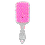 Charming Rhinestone Paddle Brush