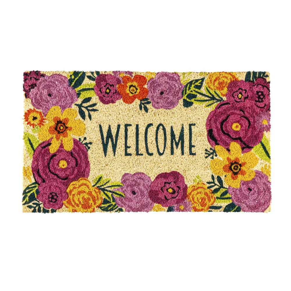 Cheerful Garden Coir Mat