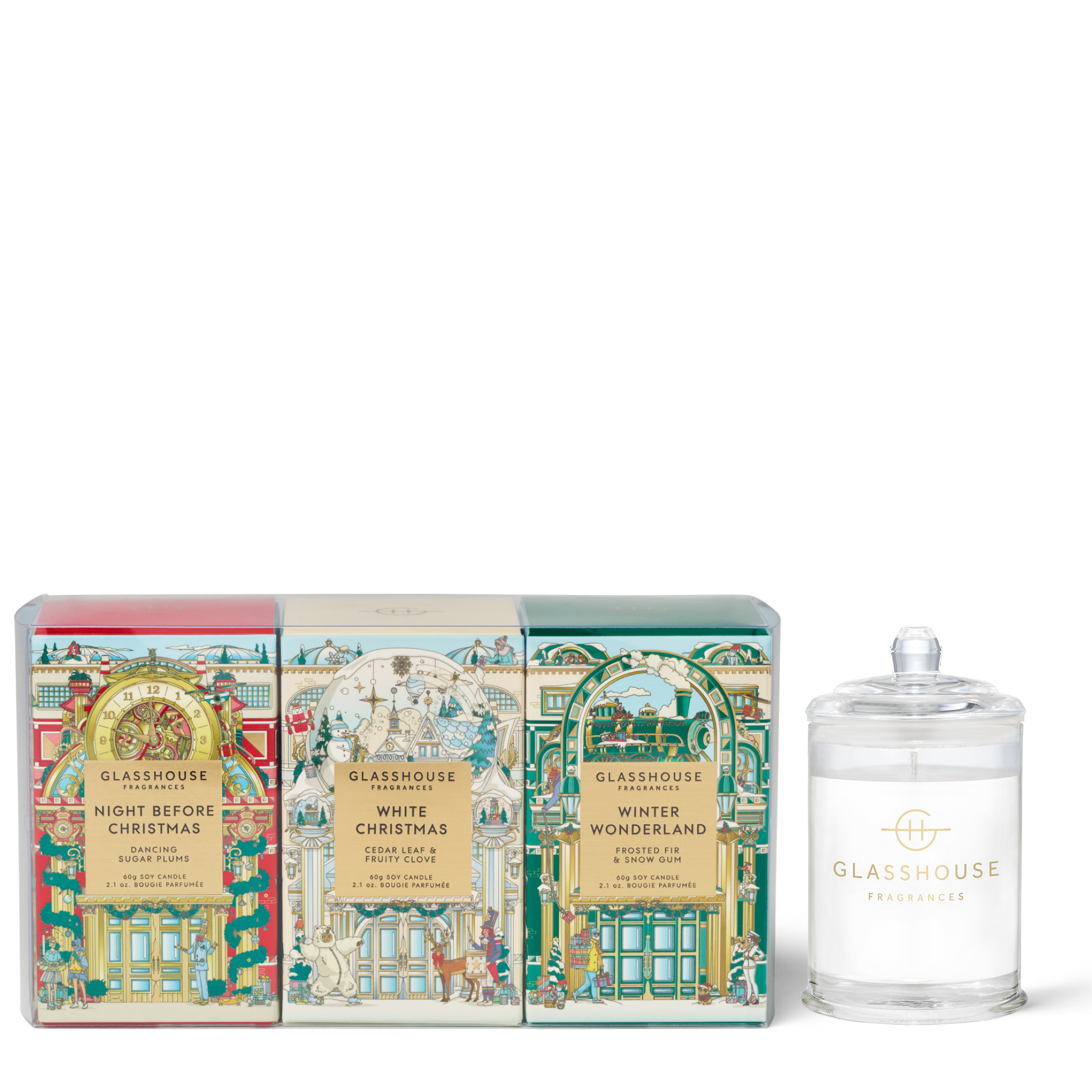 Christmas Candle Trio