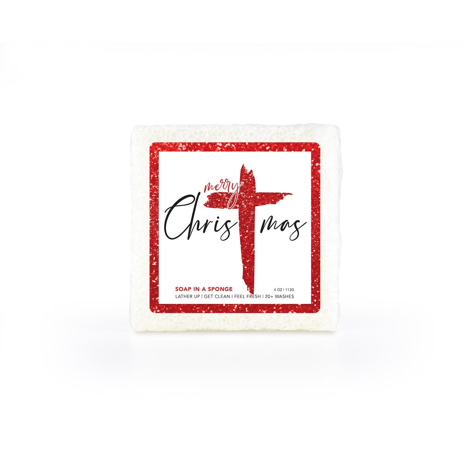 Christmas Square Soap Sponge