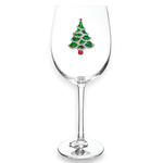 Christmas Tree Wine Glass