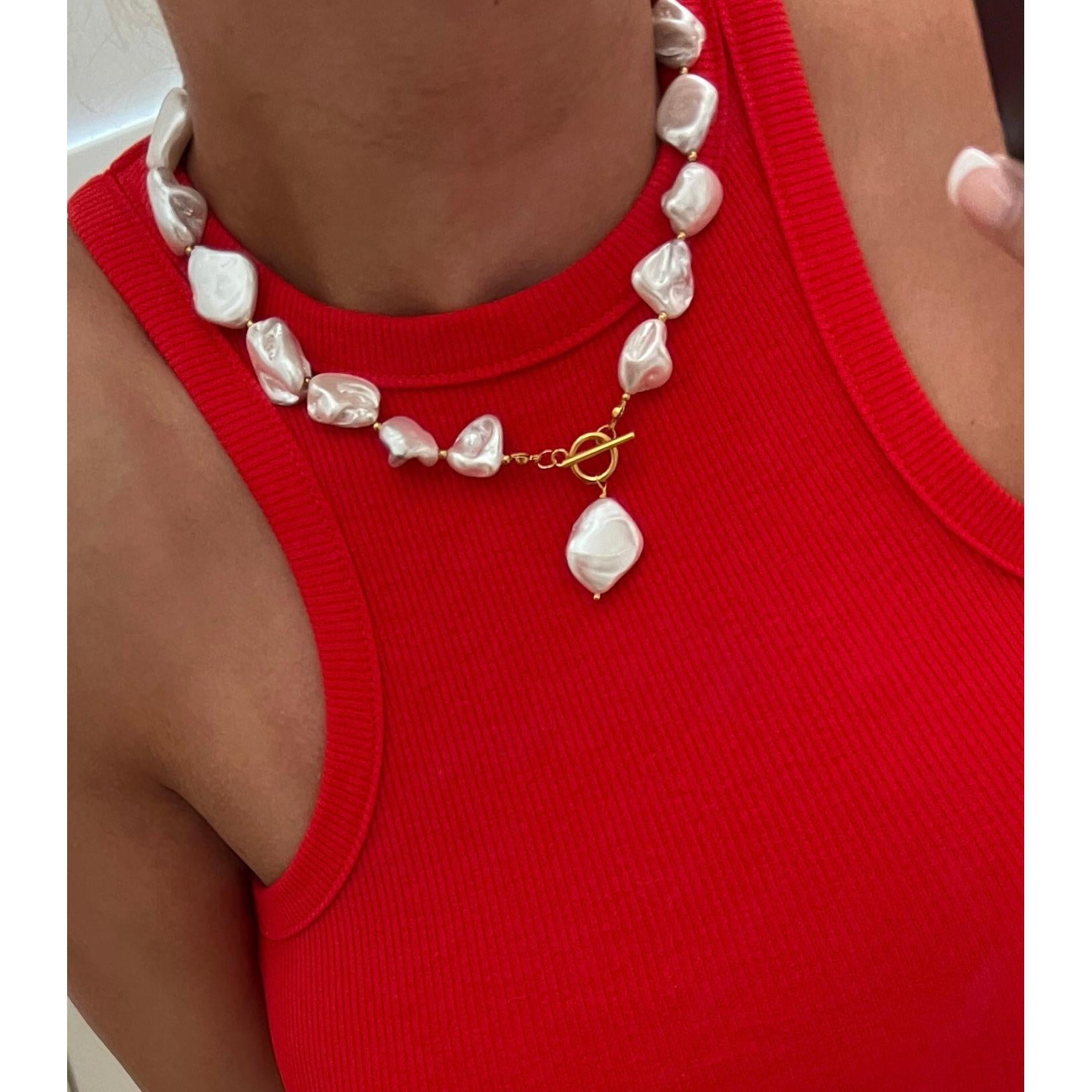 Chunky Pearl Necklace