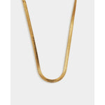 Ciana Snake Chain Necklace | Gold Coated