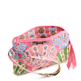 Clip & Zip Wristlet: Cottage Shells