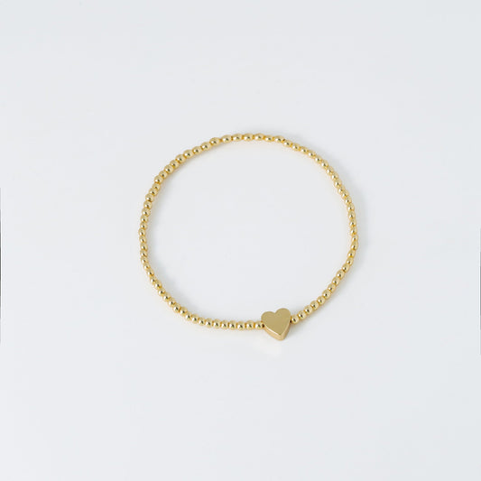 Coastal Grit Heart Of Gold Bracelet