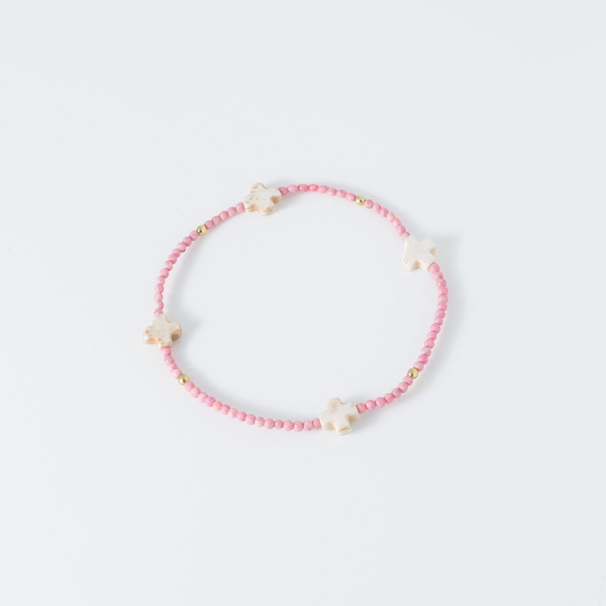 Coastal Grit Island Girl Cotton Candy Prayer Bracelet