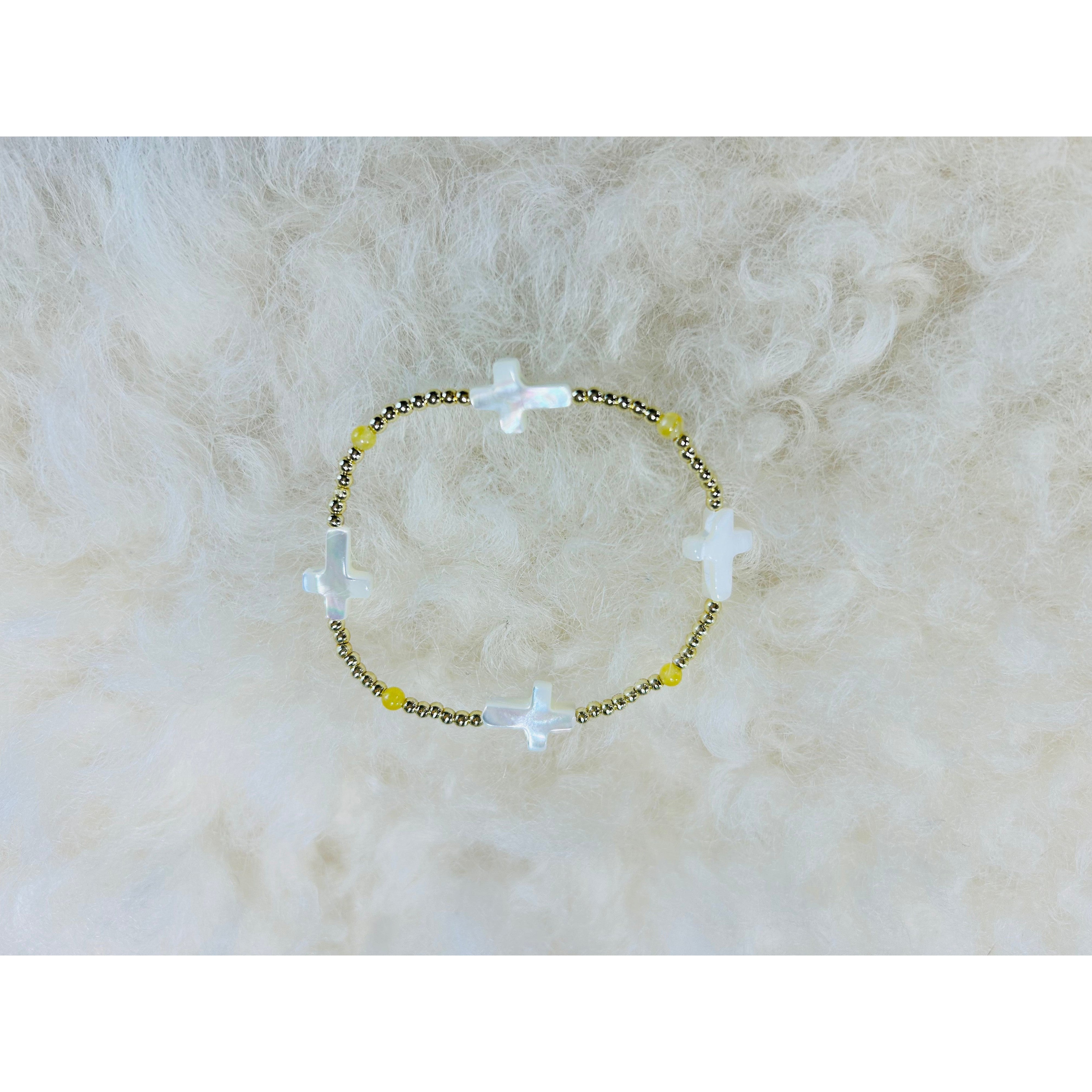 Coastal Grit Island Girl Prayer Bracelet