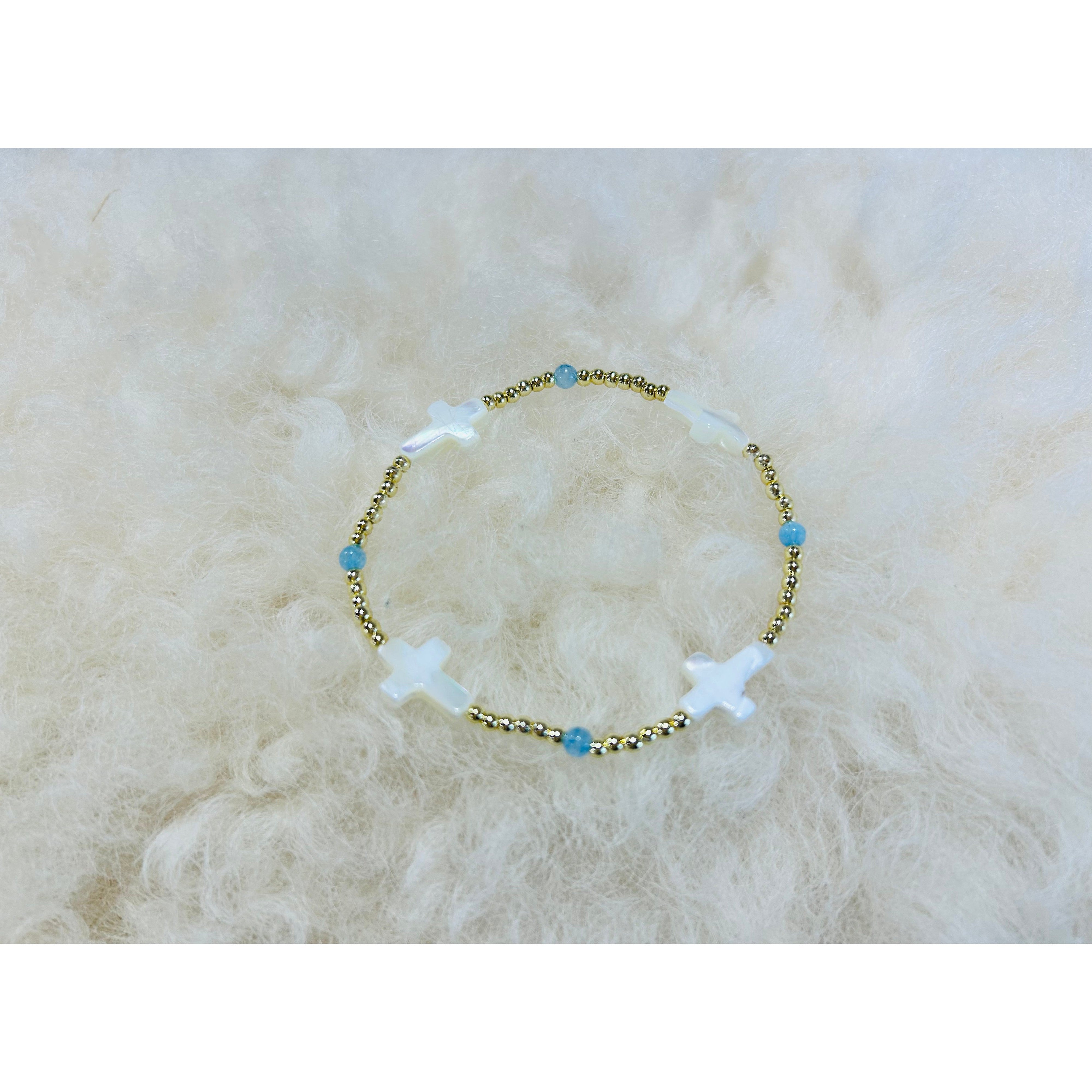 Coastal Grit Island Girl Prayer Bracelet