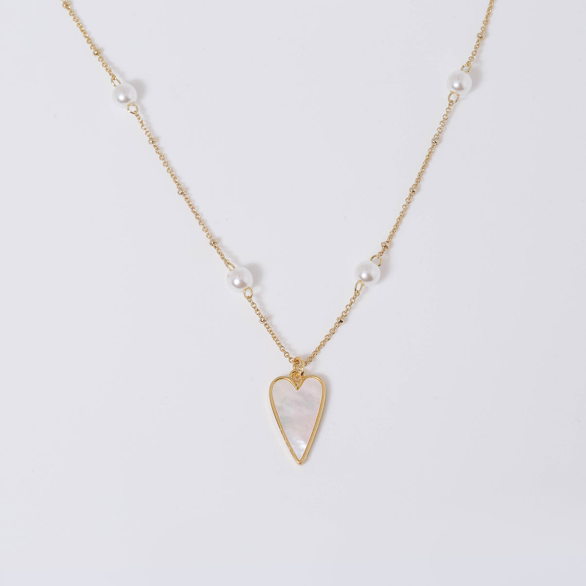 Coastal Grit Pearl of Love Necklace